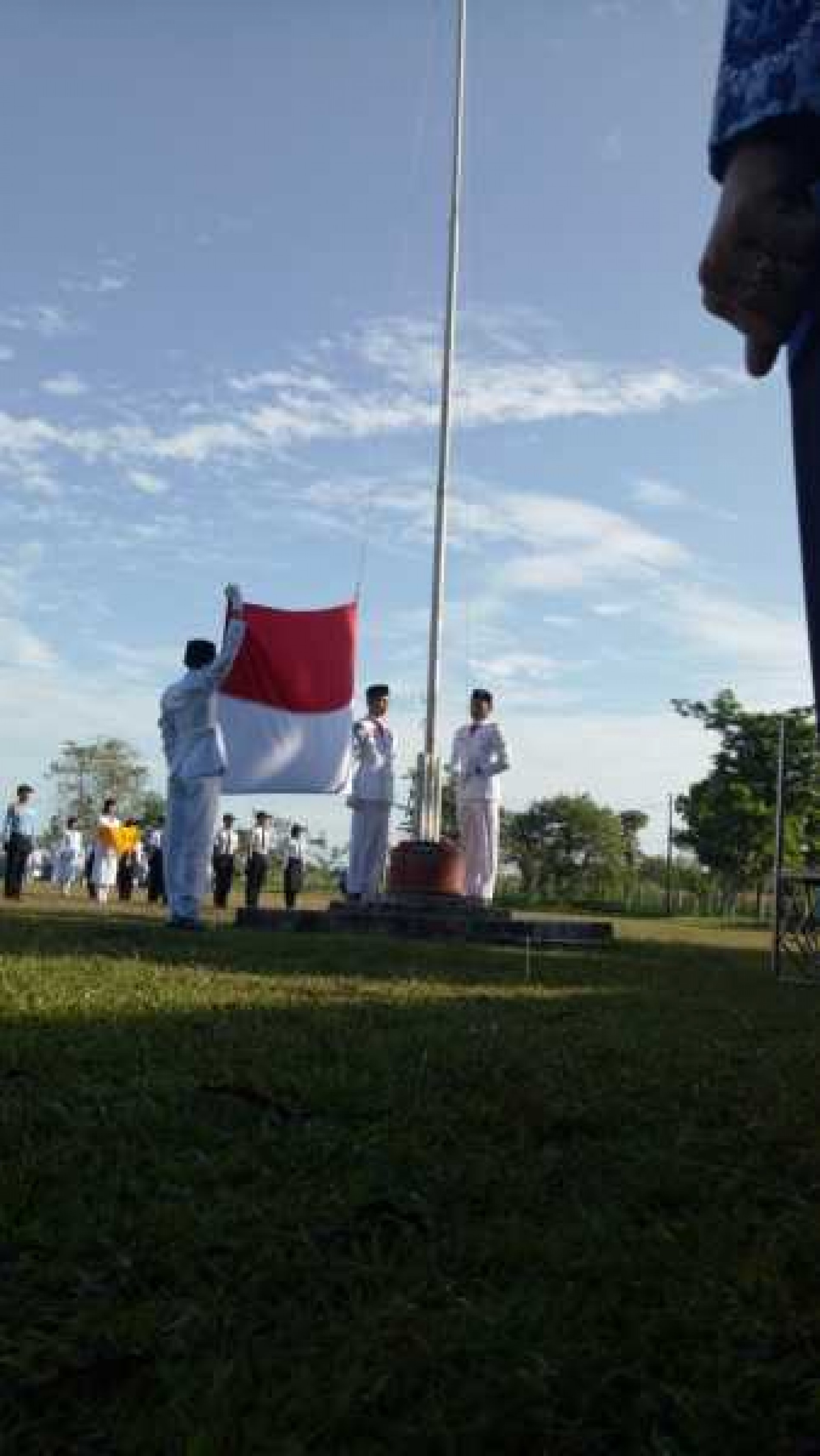 Upacara 17 Agustus 2016 di SMA Negeri 3 Banjarbaru