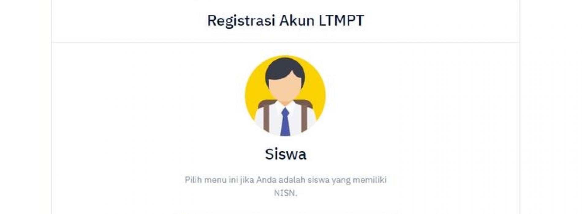 Registrasi Akun LTMPT Siswa 2022 diundur