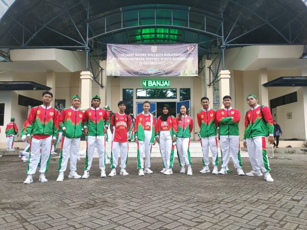 Siswa Smaga yang termasuk dalam Kontingen Banjarbaru pada Porprov 2022
